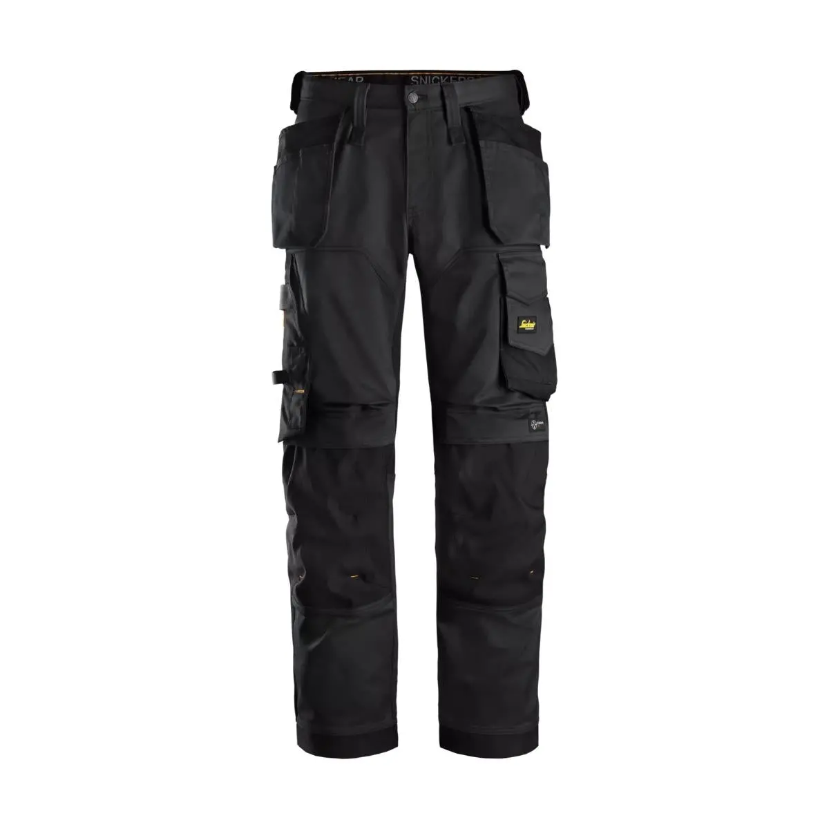 Snickers 6251 Allroundwork Stretch Loose Fit Trousers With Holster Pockets Black - 32" Leg 33" Waist 1