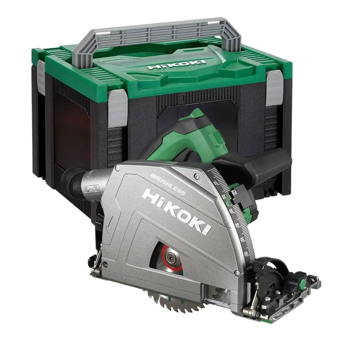 Hikoki C3606dpaw2z 36V Multivolt Brushless 165Mm Plunge Saw Body Only With Case 1