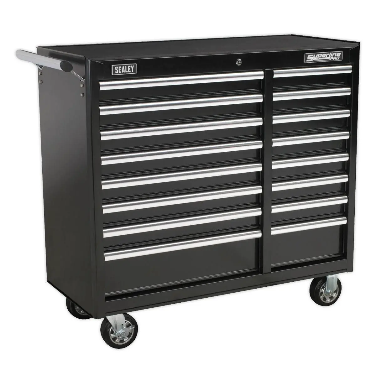 Sealey Ap41169b Rollcab 16 Drawer With Ball Bearing Runners Heavy-Duty 1