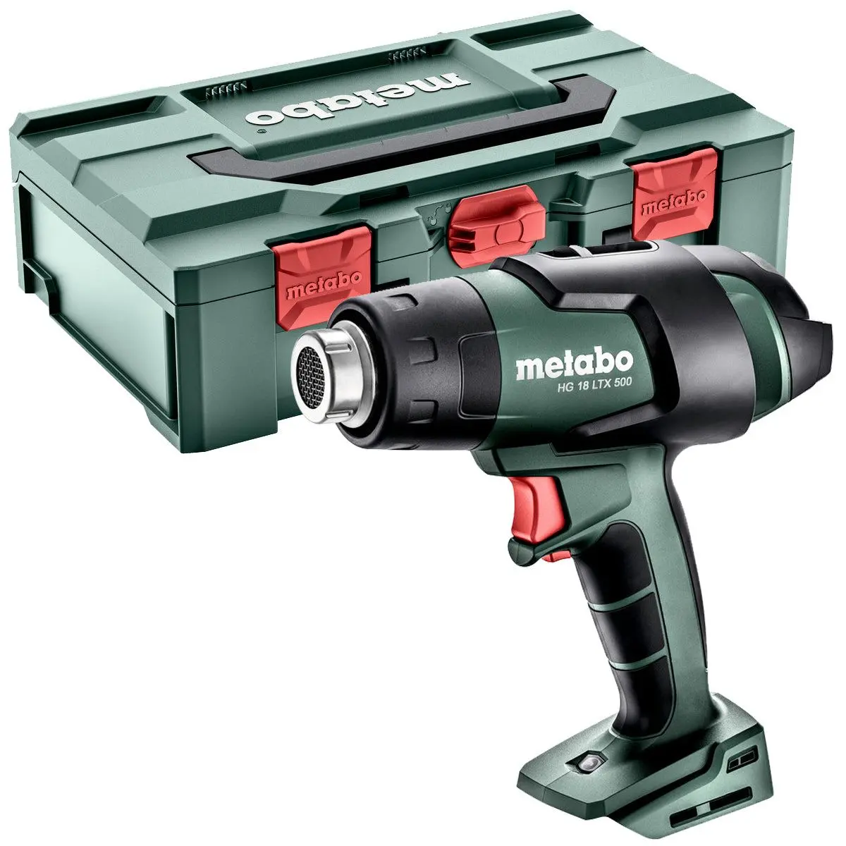 Metabo Hg 18 Ltx 500 18V Cordless Heat Gun Body Only & Metabox 610502840 1