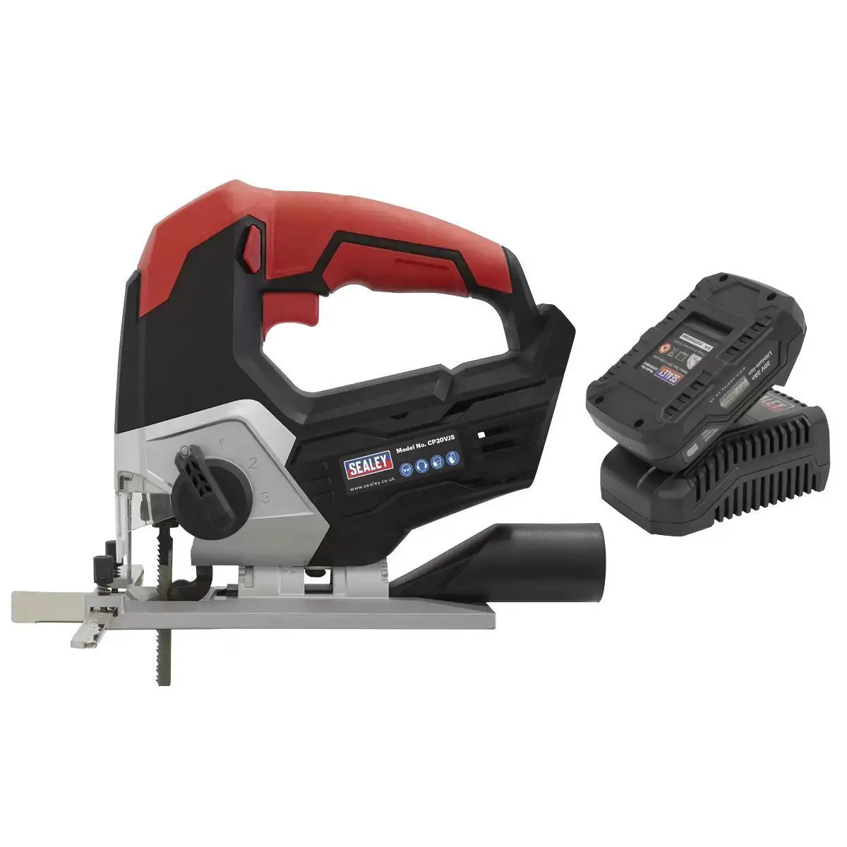 Sealey Cp20vjskit1 20V Cordless Jigsaw Kit With Battery & Charger 2