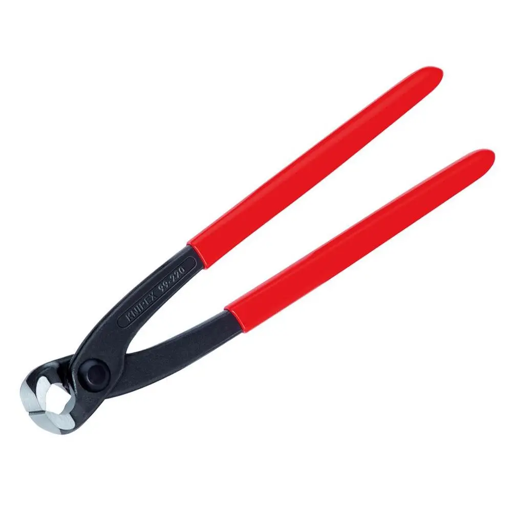 Knipex 10In Concreter's Nipper Pliers Pvc Grip 250Mm Kpx9901250 1