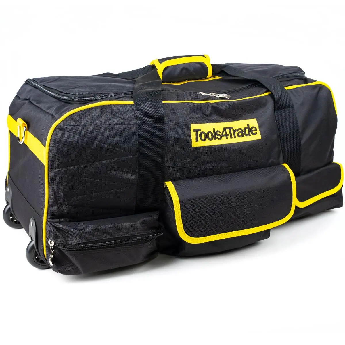 Tools4trade 26" Heavy Duty Padded Tool Bag Yellow With Wheels Item Condition Box Opened Never Used 1