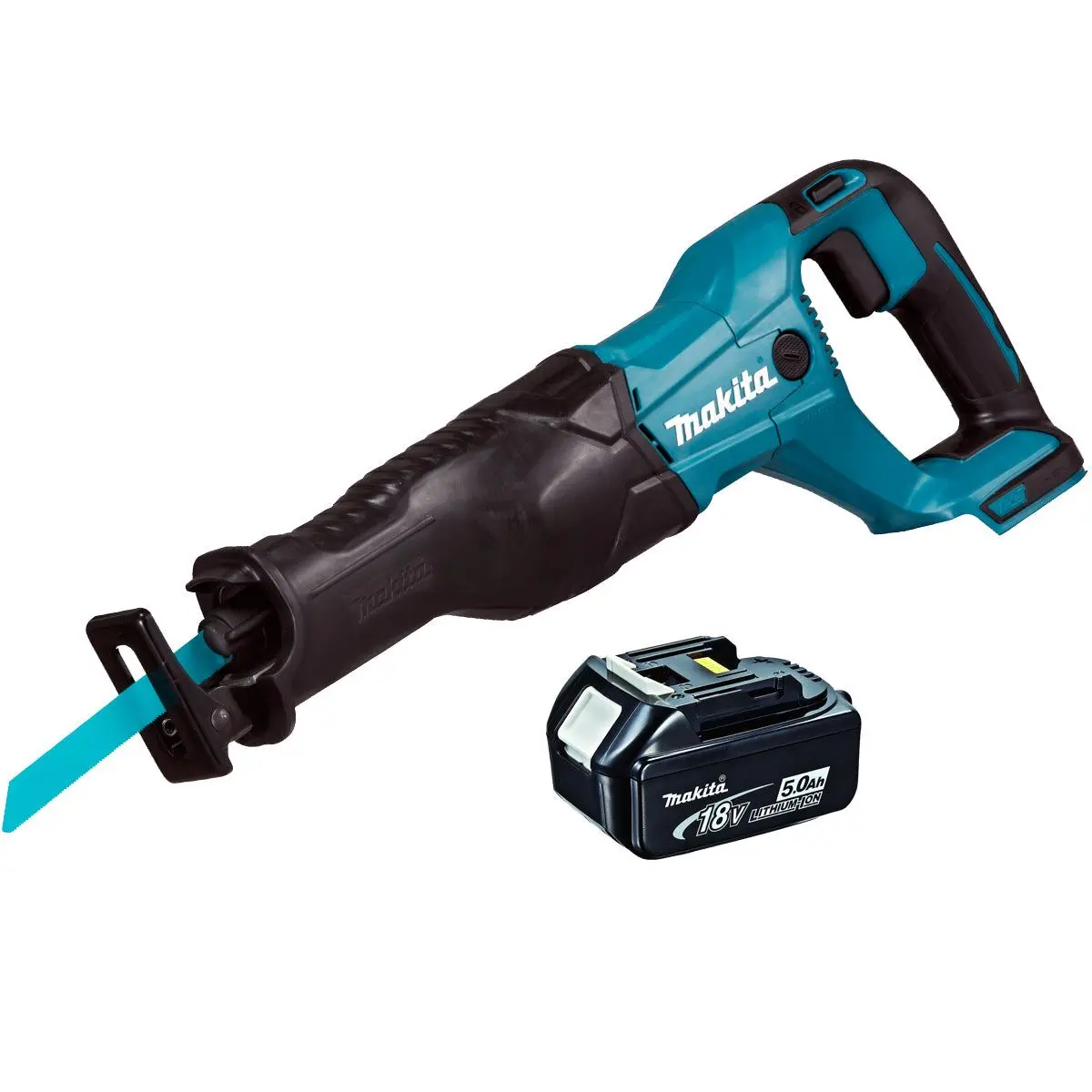 Makita Djr186z 18V Lxt Reciprocating Saw With 1 X 5.0Ah Battery 1