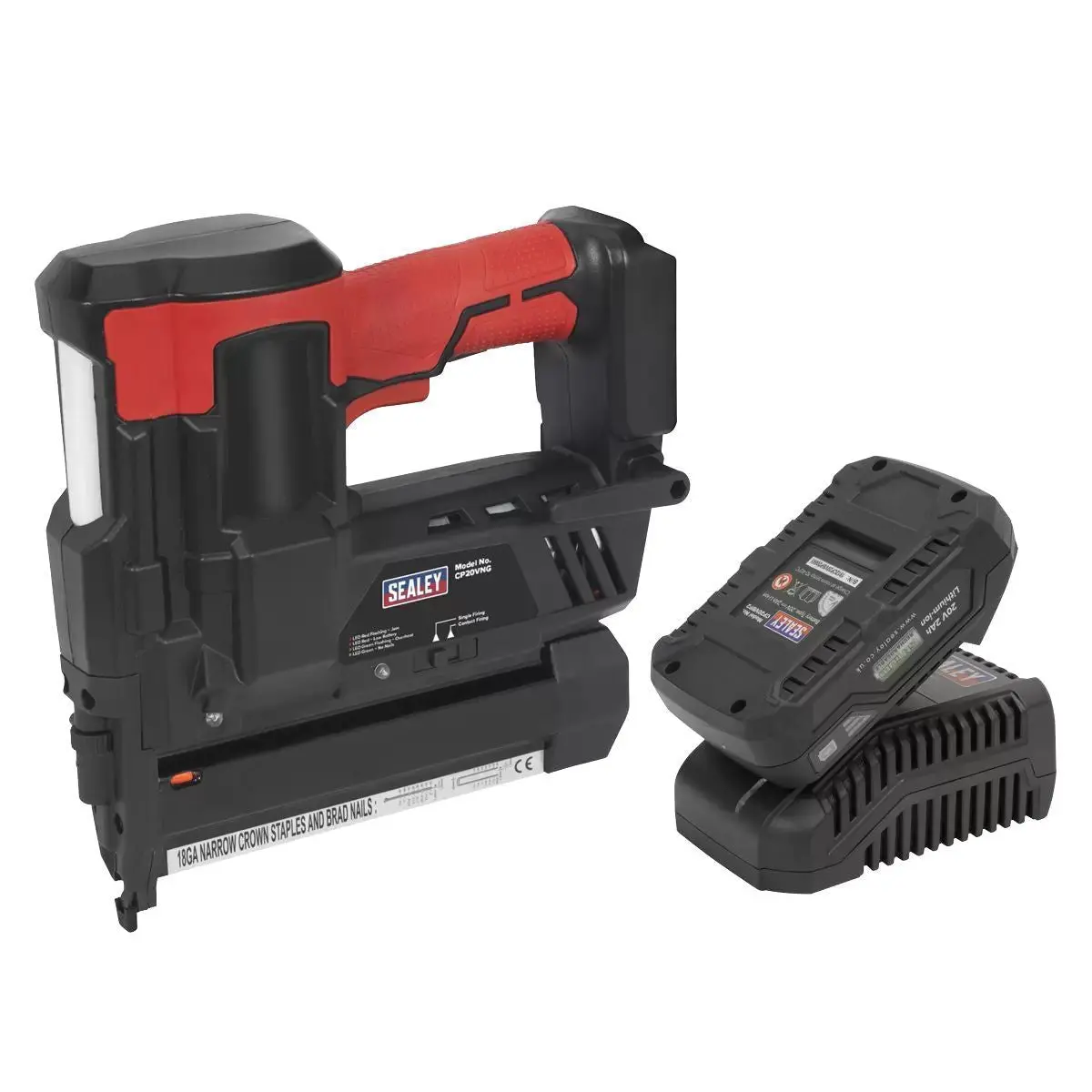 Sealey Cp20vngkit1 20V Cordless Nail/Staple Gun With 1 X 2.0Ah Battery 2