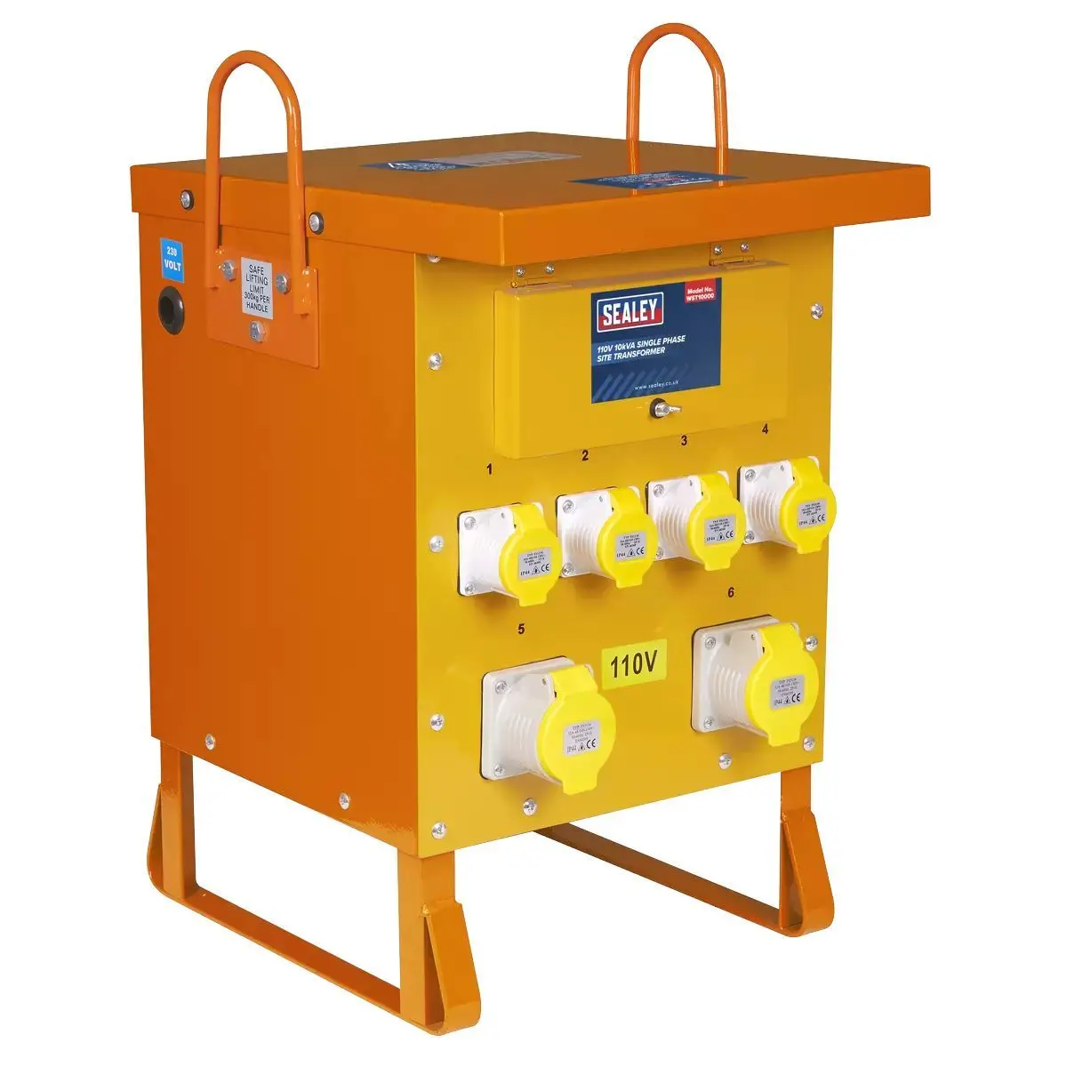 Sealey Wst10000 Single Phase Site Transformer 110V/10Kva 1