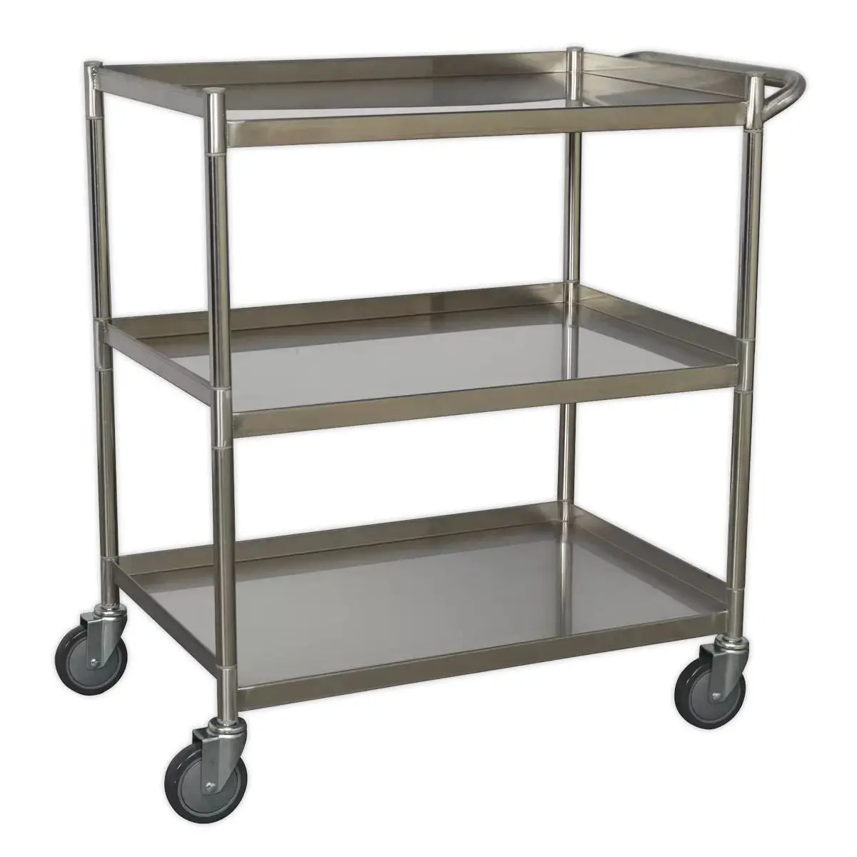 Sealey Cx410ss 3-Level Stainless Steel Workshop Trolley 1