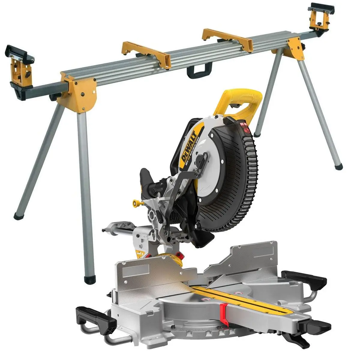 Dewalt Dcs782n-Xj 18V Xr Brushless Mitre Saw With Universal Leg Stand - De7023 1