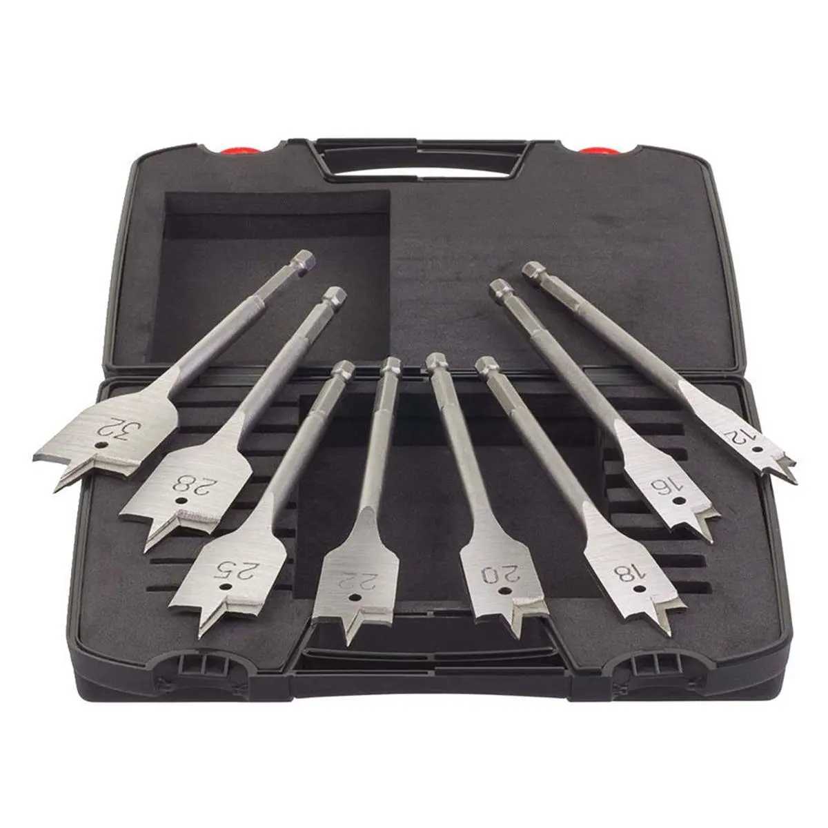 Milwaukee 8 Piece Flat Boring Wood Drill Bit Set 4932352504 1