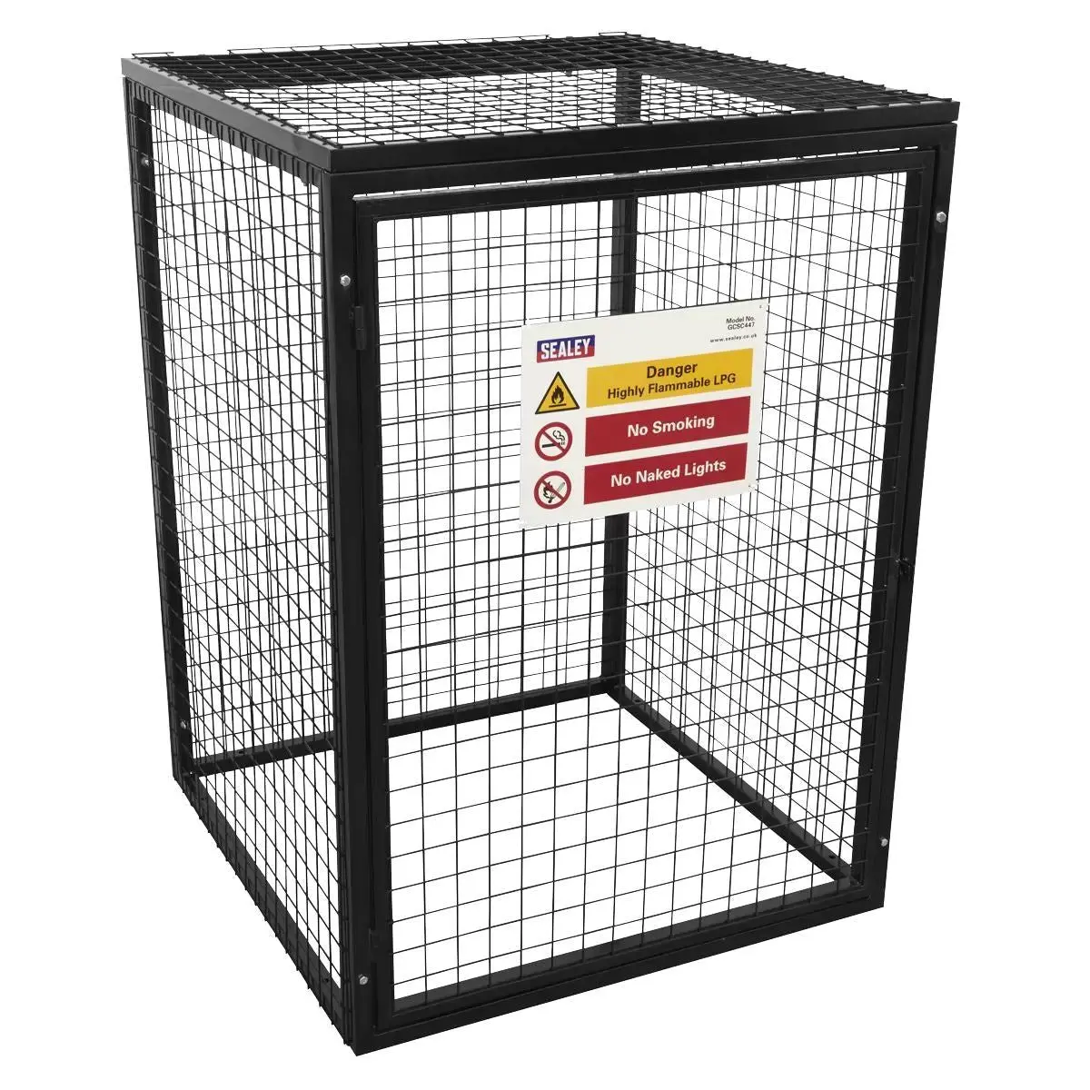 Sealey Gcsc447 Gas Cylinder Safety Cage 4 X 47Kg Cylinders 1