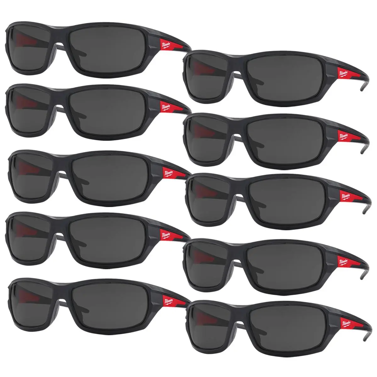 Milwaukee Performance Safety Glasses Tinted 4932471884 Pack Of 10 1