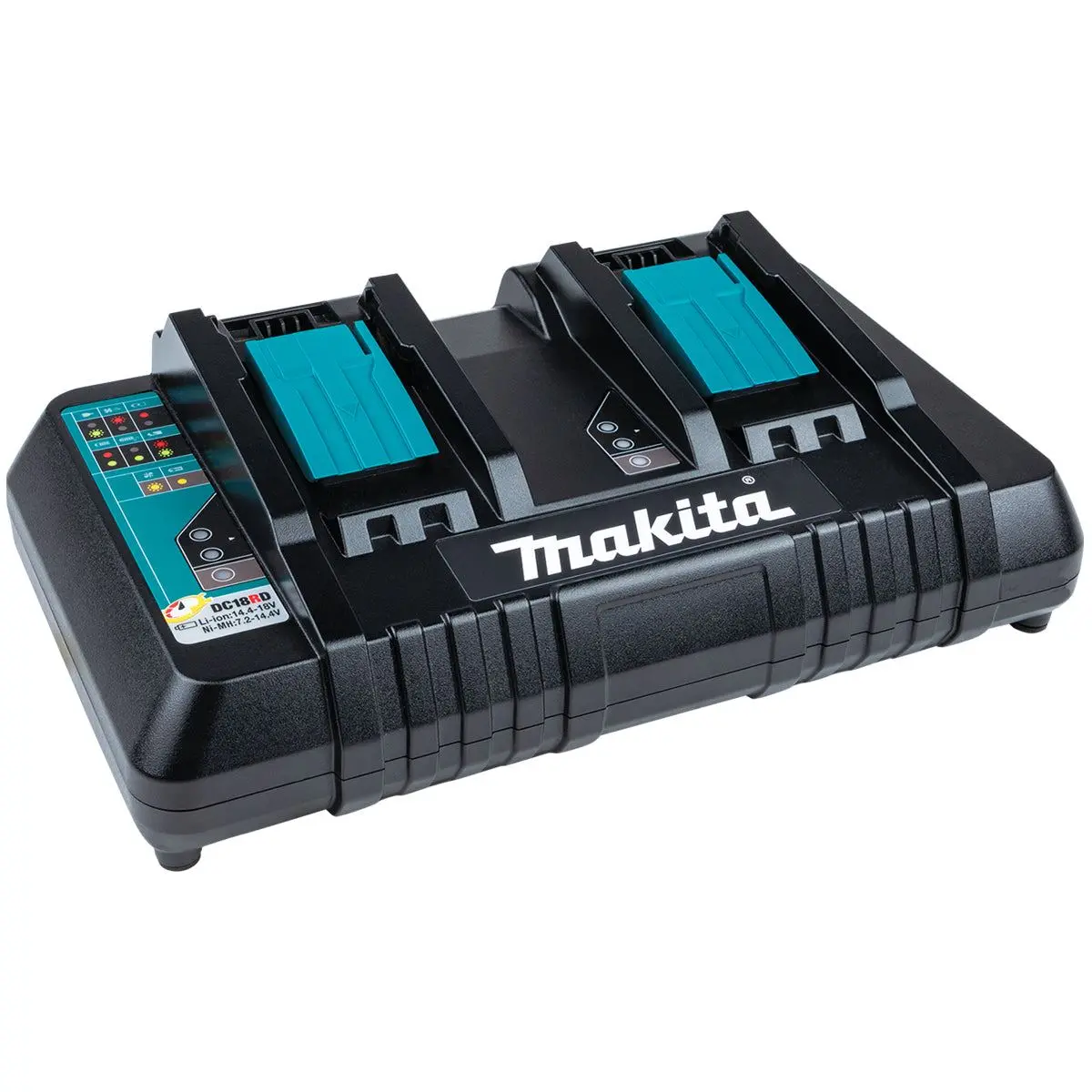 Makita Dc18rd/2 14.4 - 18V Lxt Li-Ion Twin Port Battery Charger 240V 1