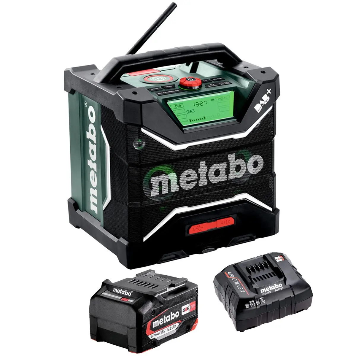 Metabo Rc 12-18 32W Bt Dab+ 12-18V Bluetooth Radio With 1 X 5.2Ah Battery & Charger 1