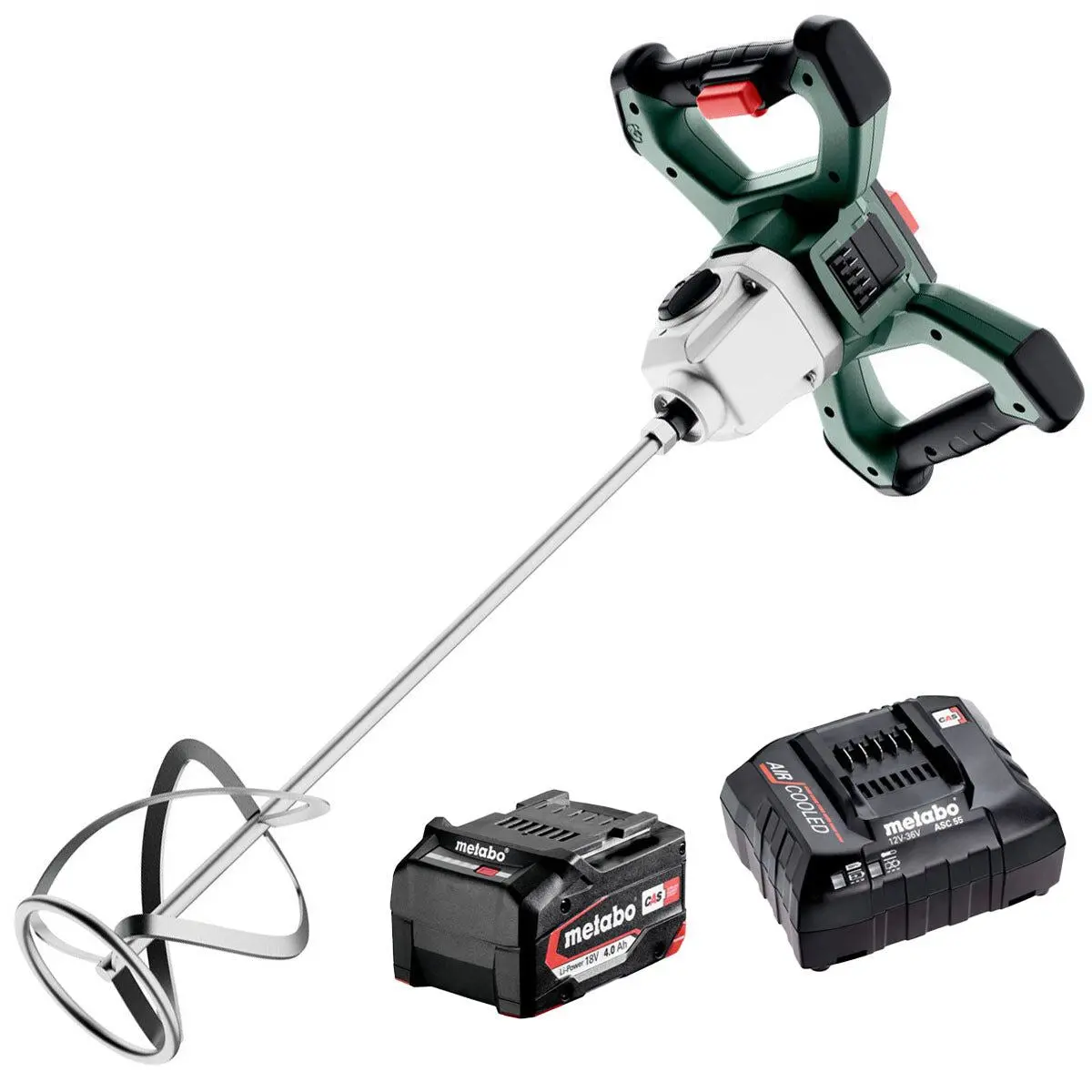 Metabo Rw 18 Ltx Bl 140-2 18V Brushless 140Mm Stirrer With 1 X 4.0Ah Battery & Charger 1