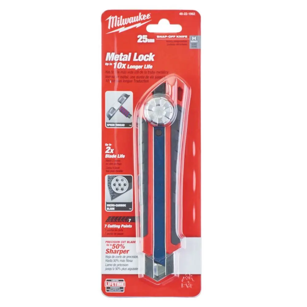 Milwaukee 25Mm Snap-Off Knife 48221962 1