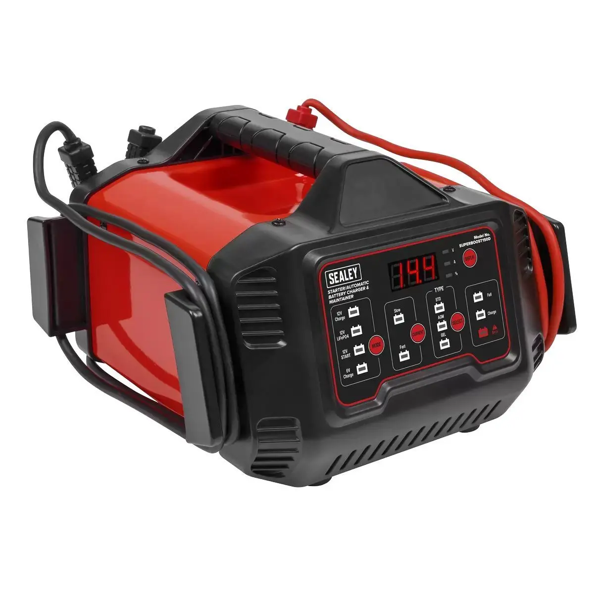 Sealey Superboost150d 6/12V Automatic Battery Charger & Maintainer 150A 1