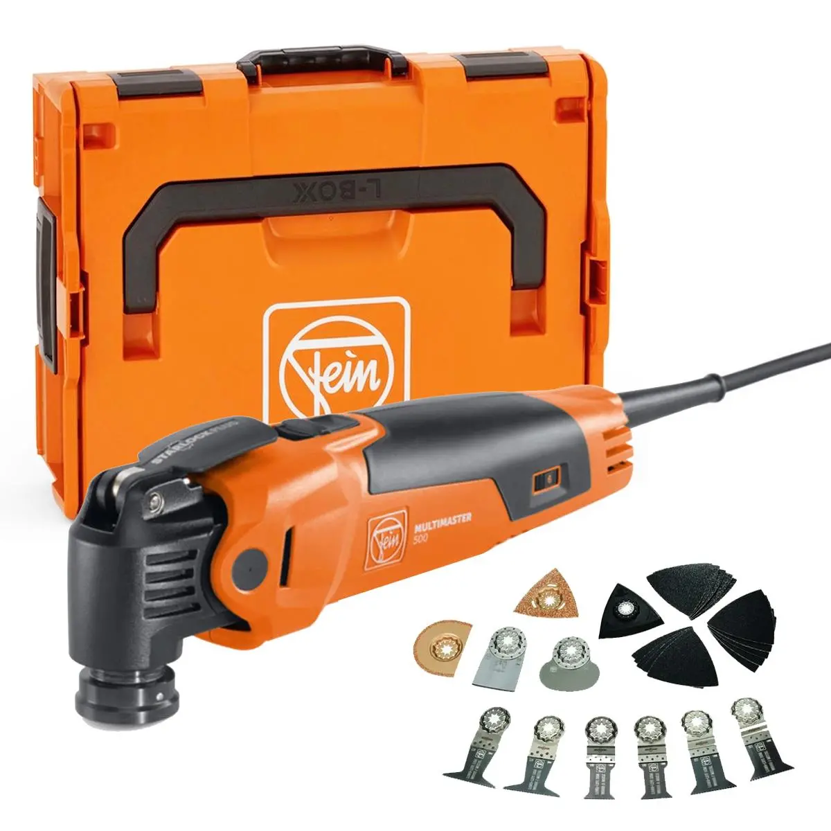 Fein Mm 500 Plus Starlock Multimaster Oscillating Multi-Tool In Case With 26 Accessory Set 1