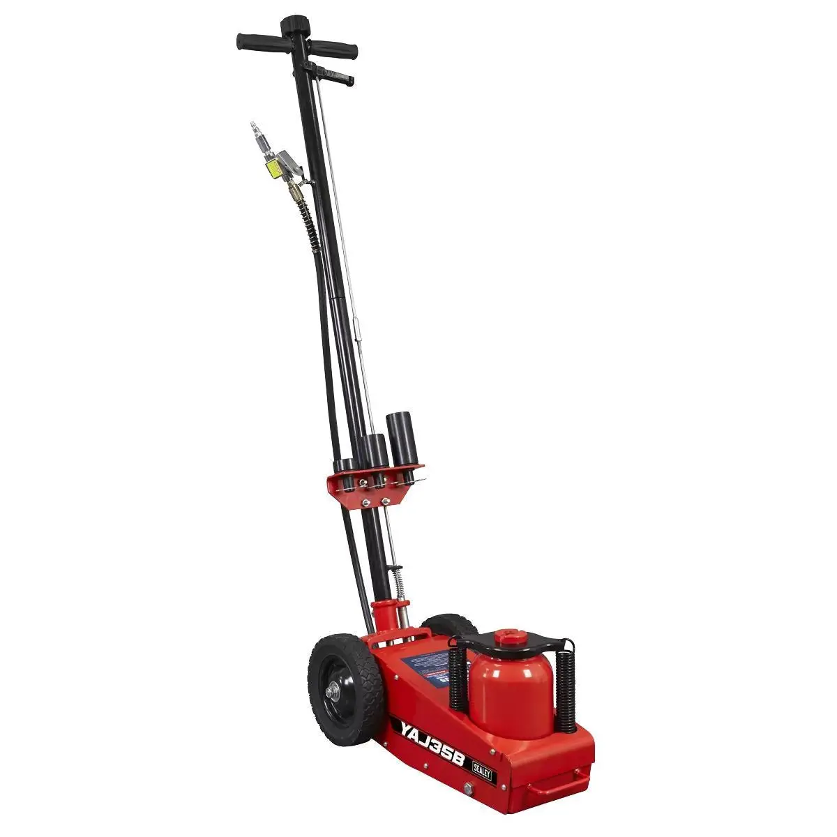 Sealey Yaj35b Air Operated Single Stage Trolley Jack 35 Tonne 1