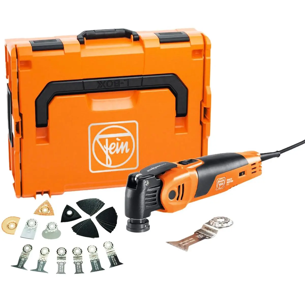 Fein Mm 700 Max Starlock Multimaster Oscillating Multi-Tool In Case With 26 Accessory Set 1