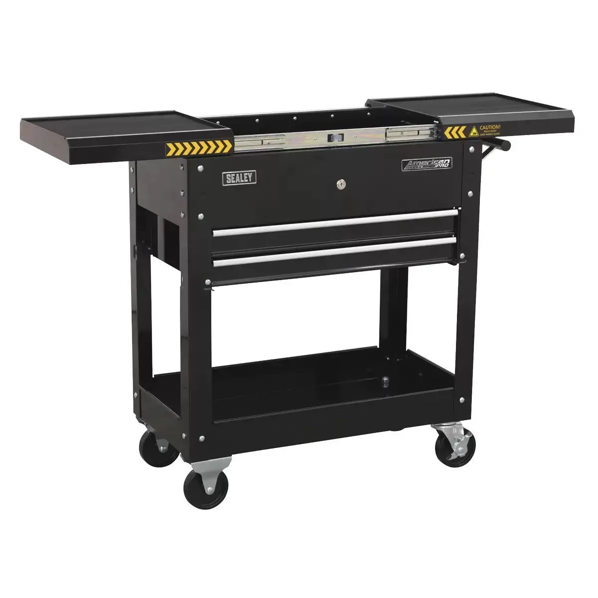 Sealey Ap705mb Mobile Tool & Parts Trolley Black 1