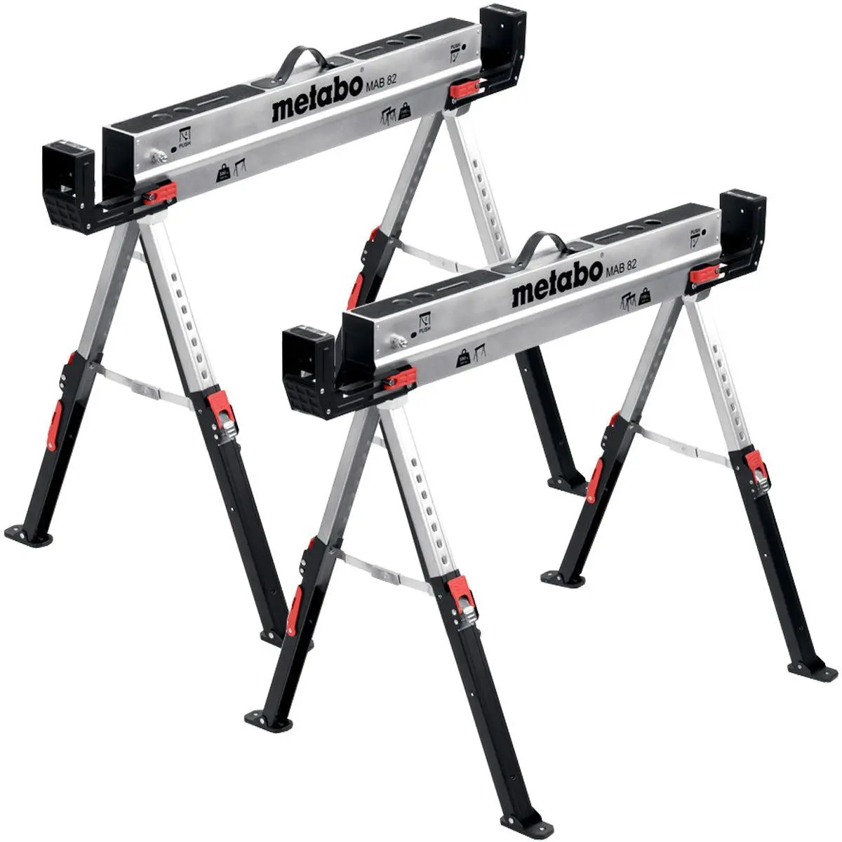 Metabo Sawhorse Work Trestle Set Twin Pack Mab 82 626990000 1