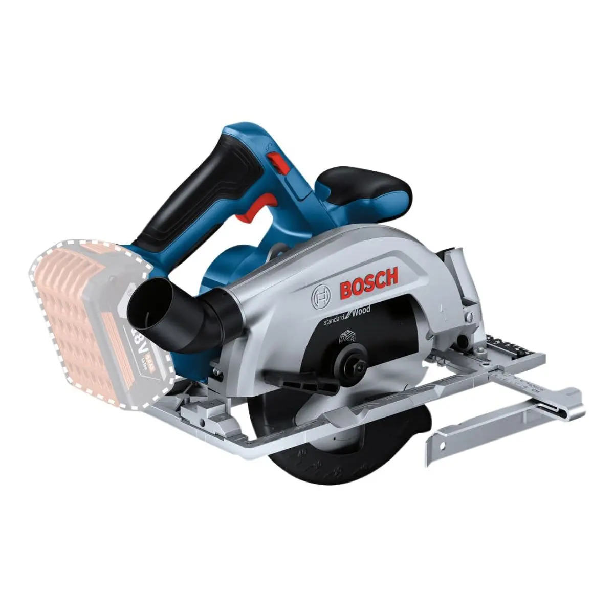 Bosch Gks 18V-57-2 Professional Circular Saw For Efficient Cutting &  Performance Body Only 06016C1200 1