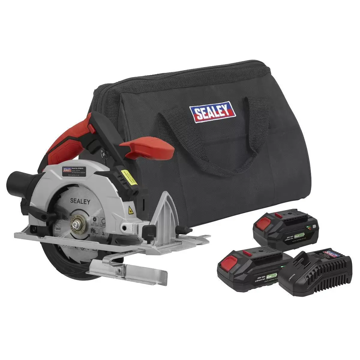 Sealey Cp20vcskit 20V 150Mm Circular Saw With 2 Batteries & Charger 1