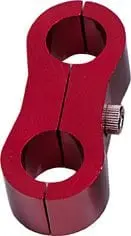 Af156-03R Billet Aluminum Dual Hose Separator — Race-Grade Coolant Or Brake Line Routing 1