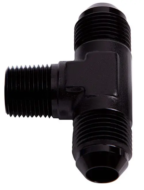 An Fitting Tee With 1/8" Npt Side Port – Af825-03Blk 1