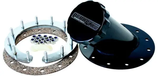 Black 45-Degree Remote Fuel Cell Filler Neck — 2.5-Inch Diameter (Af85-3000Blk) 1
