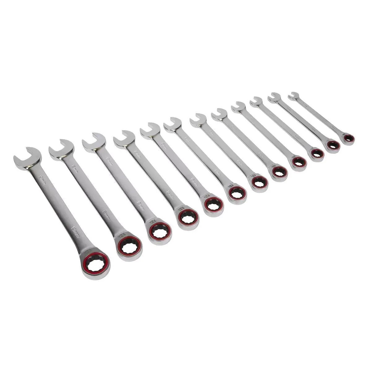Sealey Ak63940 Ratchet Combination Spanner Set 12Pc 2