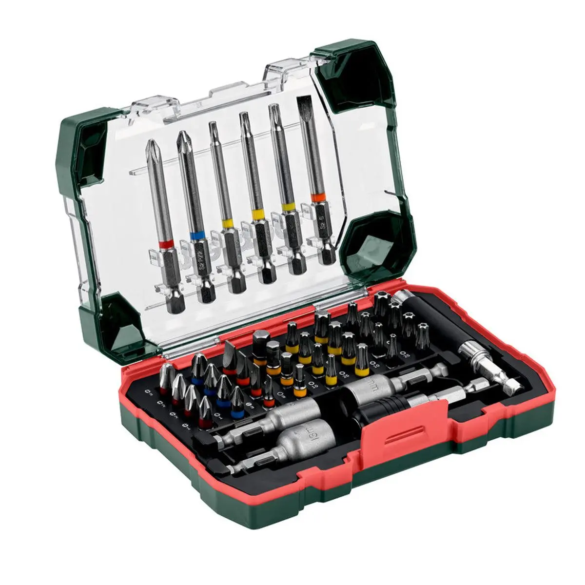 Metabo Screwdriver Bit Set 43 Piece In Plastic Cassette 626719000 1