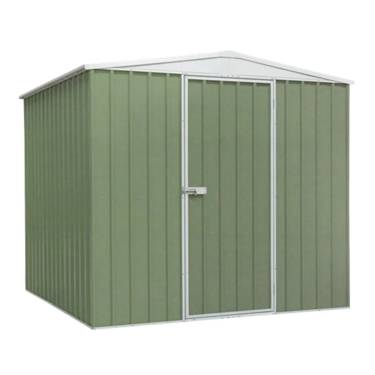 Sealey Dg115 Dellonda Galvanised Steel Metal Garden Shed -Green 1