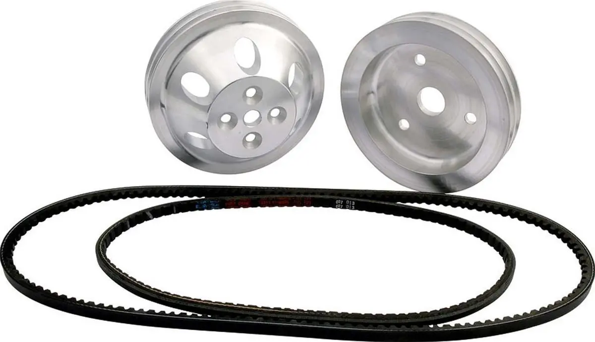 Allstar Performance 1:1 Ratio Crank Pulley Kit – Aluminum Construction 1