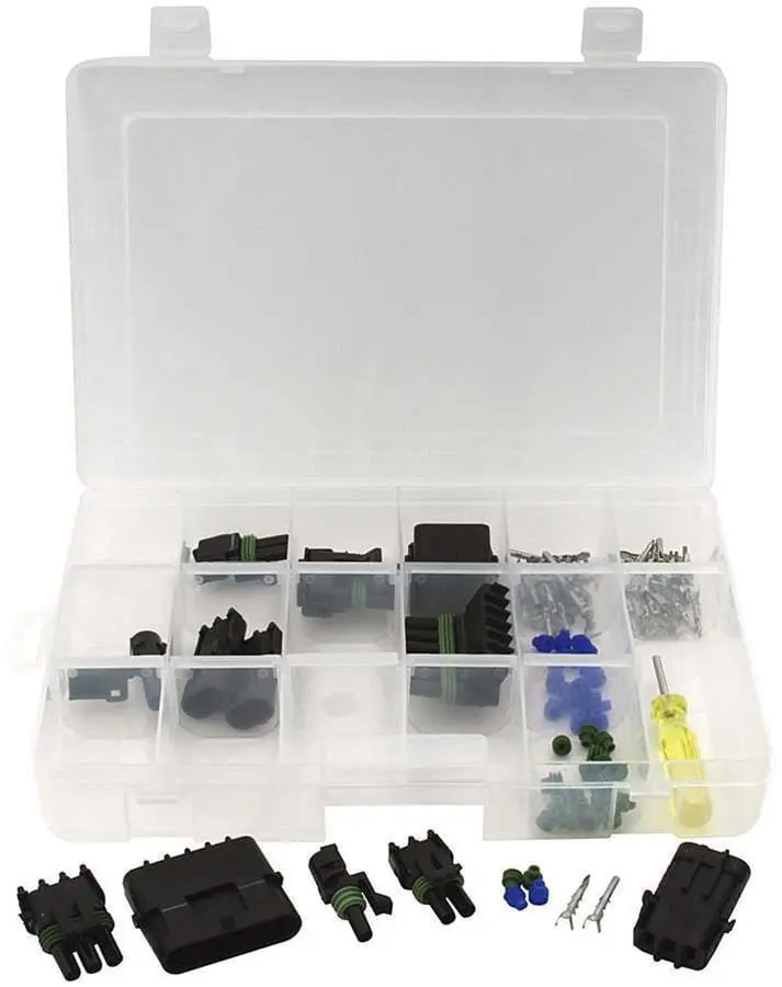 Allstar Performance Weatherpack Connector Kit – Sealed, Automotive-Grade Wiring Solution (All76260) 1