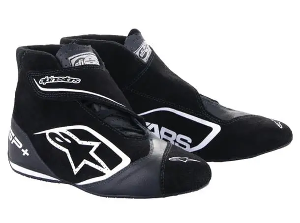 Alpinestars Sp Plus Racing Shoes – Size 13, Black/White Design 1