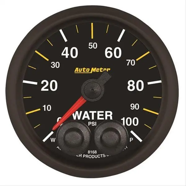 Autometer Elite Series 8168-05702 Analog Pressure Gauge — 2-1/16 Inch Dial 1