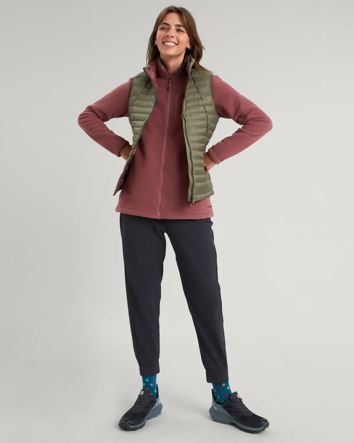 Women's Heli R Down Vest - Beech 1