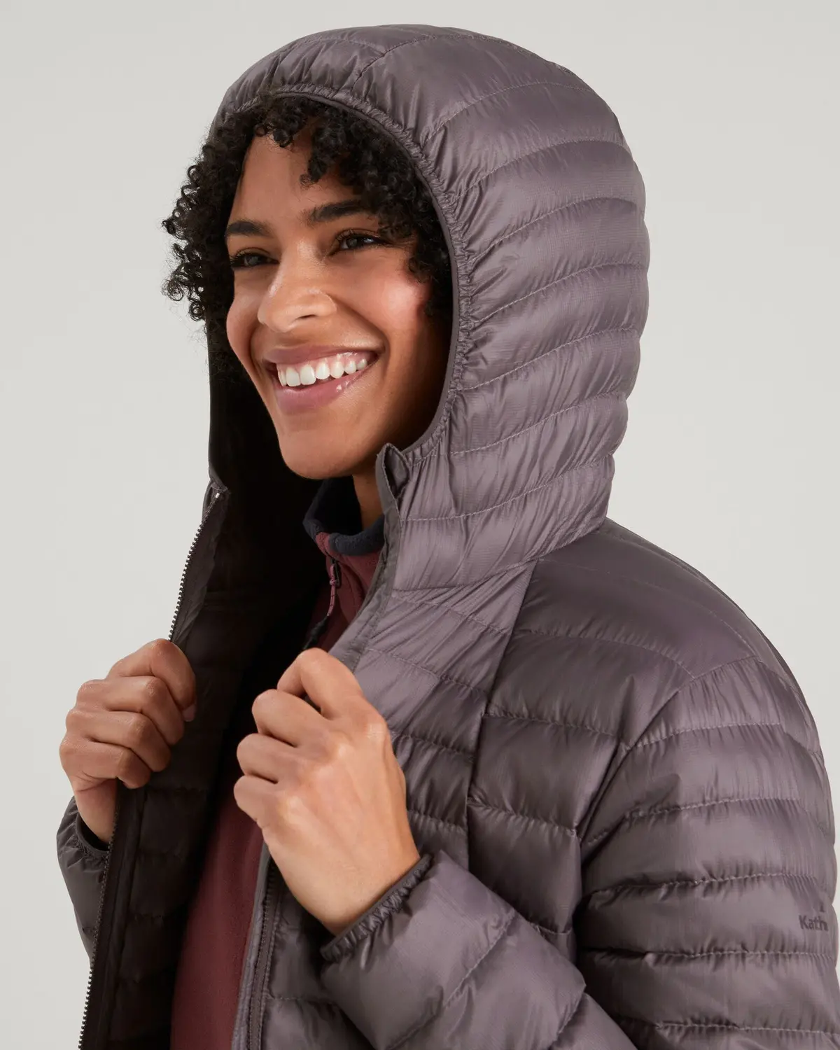 Women's Heli R Down Parka Jacket - Light Quartz 4