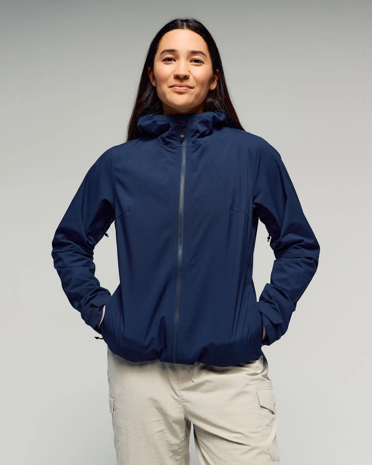 Women's Trailhead Stretch 2.5L Rain Jacket - Classic Navy 1