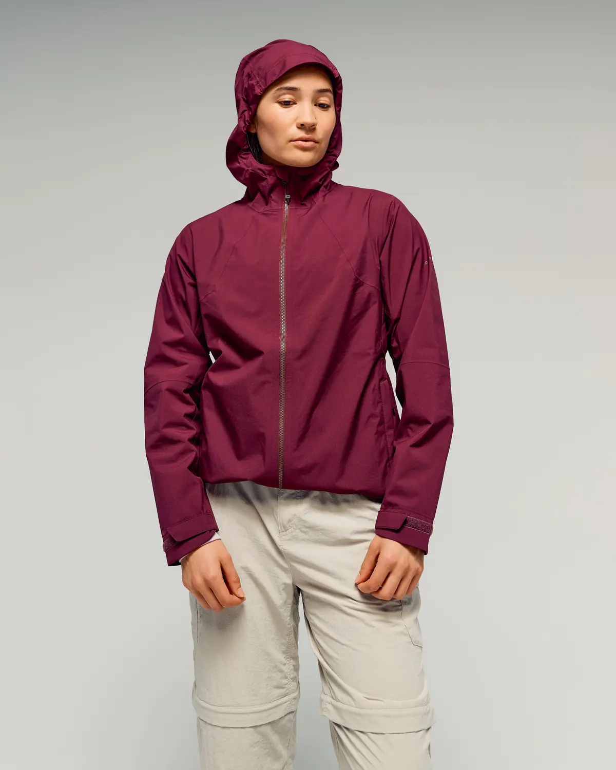 Women's Trailhead Stretch 2.5L Rain Jacket - Mulberry 1