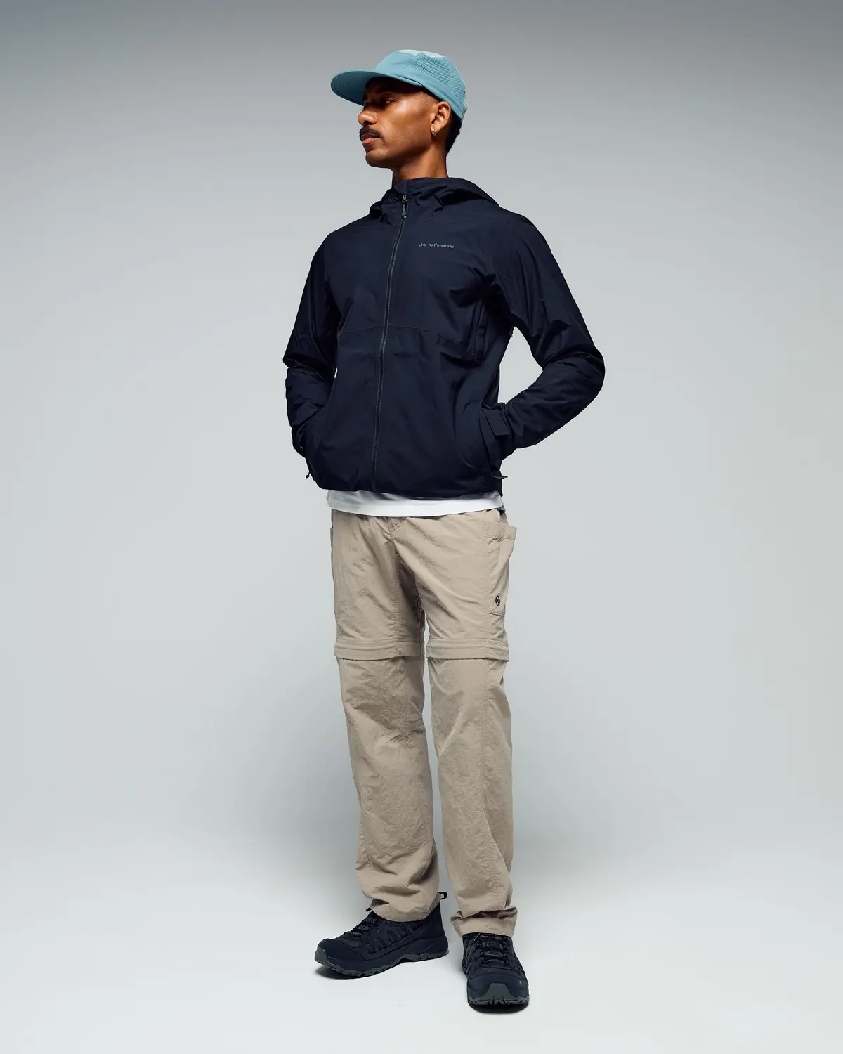 Men's Trailhead Stretch 2.5-Layer Rain Jacket - Black Stingray 6
