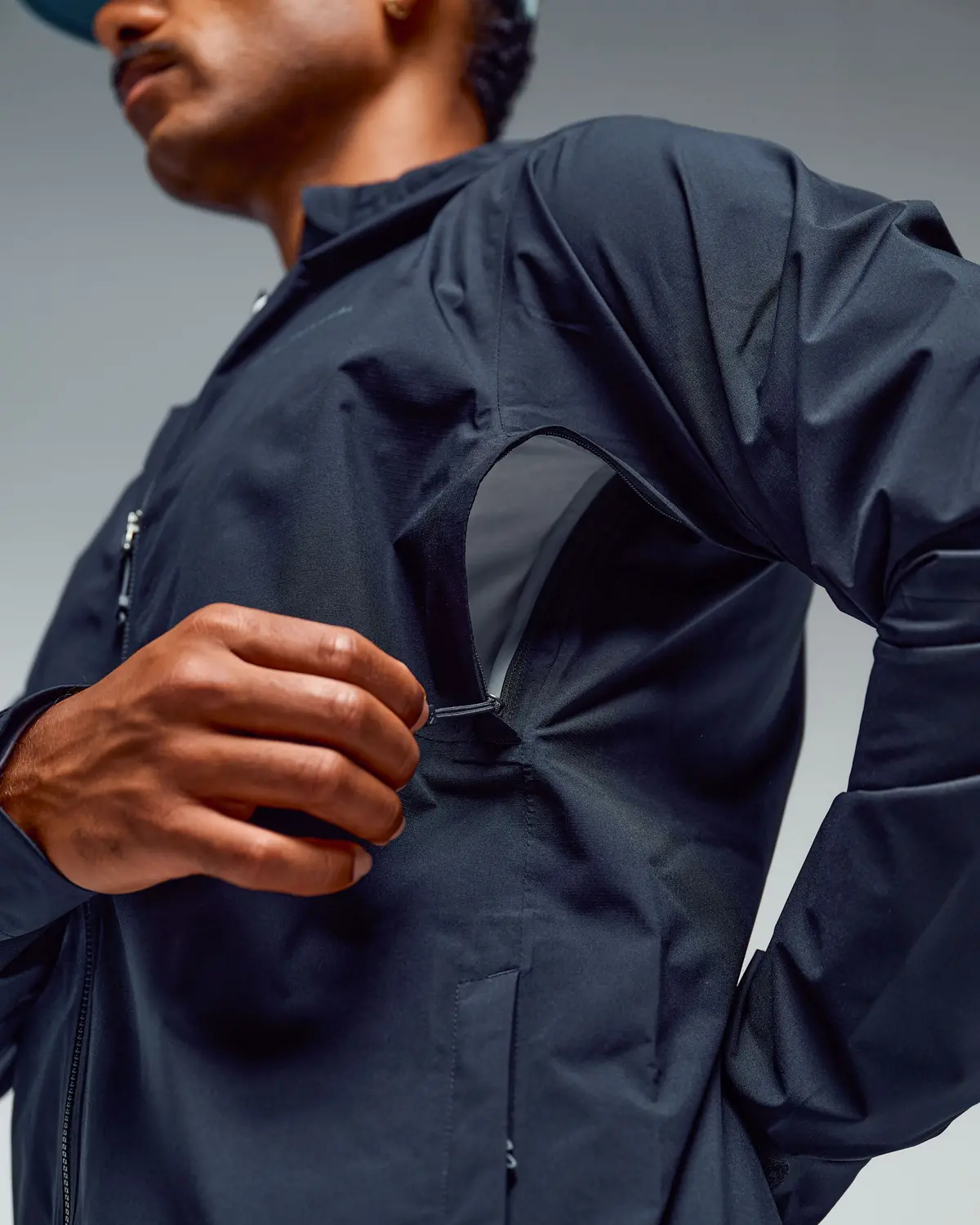 Men's Trailhead Stretch 2.5-Layer Rain Jacket - Black Stingray 3