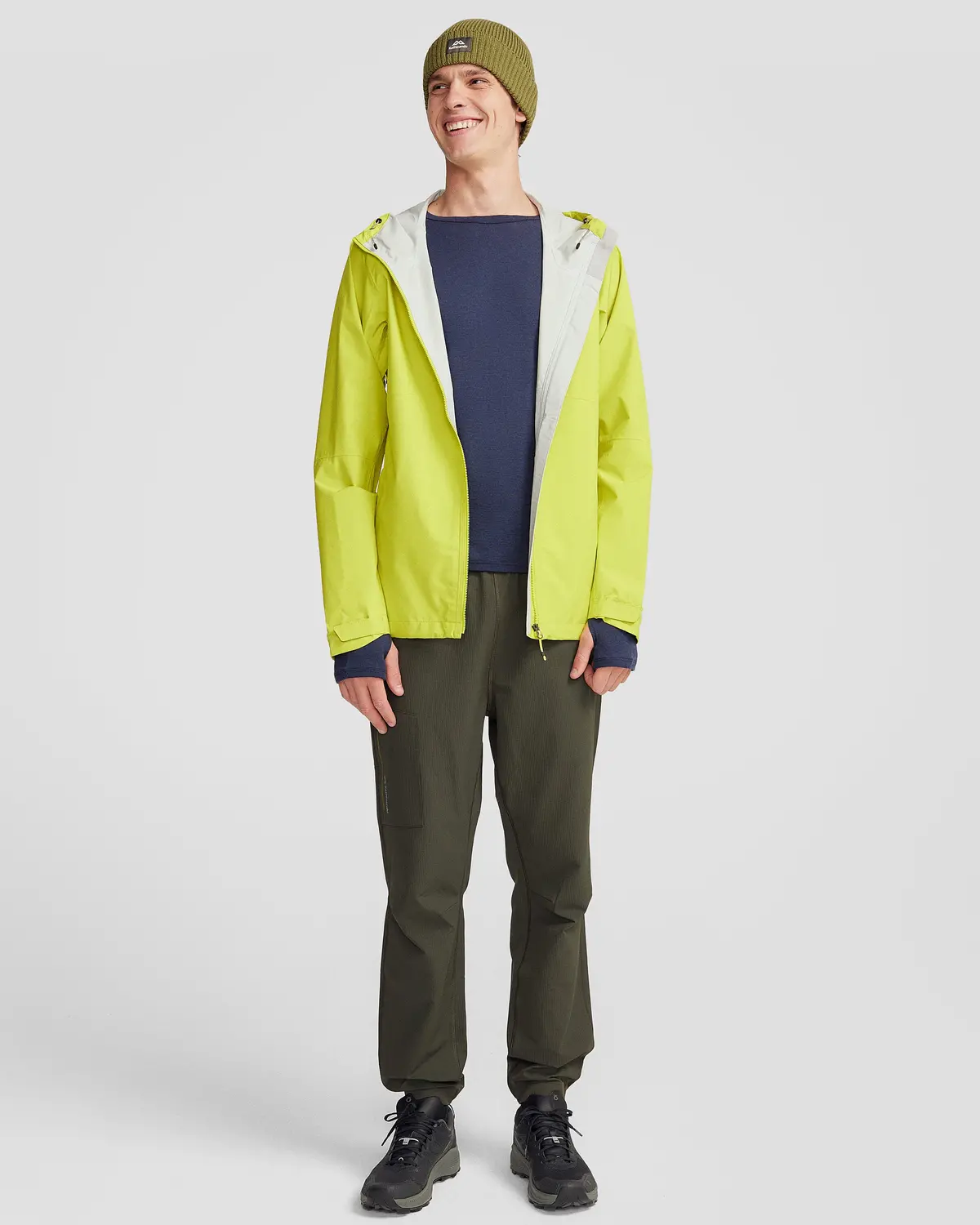 Men's Trailhead Stretch 2.5L Rain Jacket - Bright Moss 2
