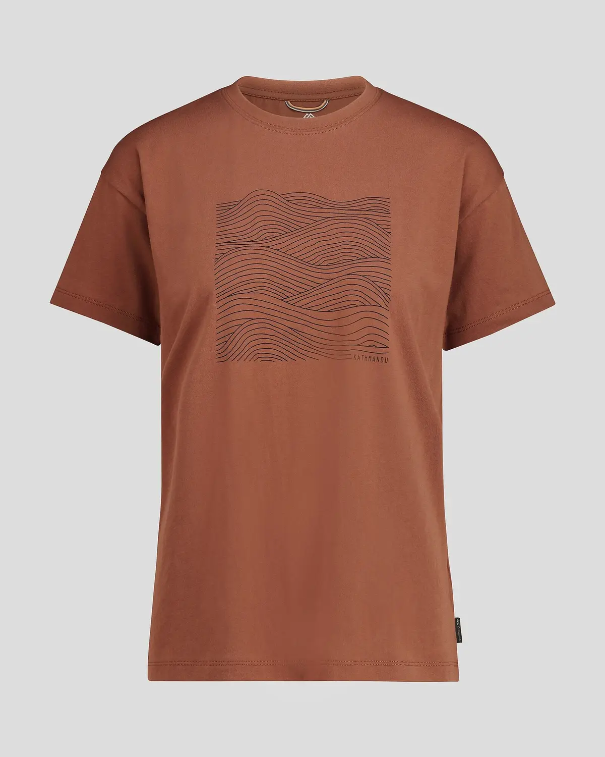 Women's Ripple Organic Cotton T-Shirt - Woodsy 4