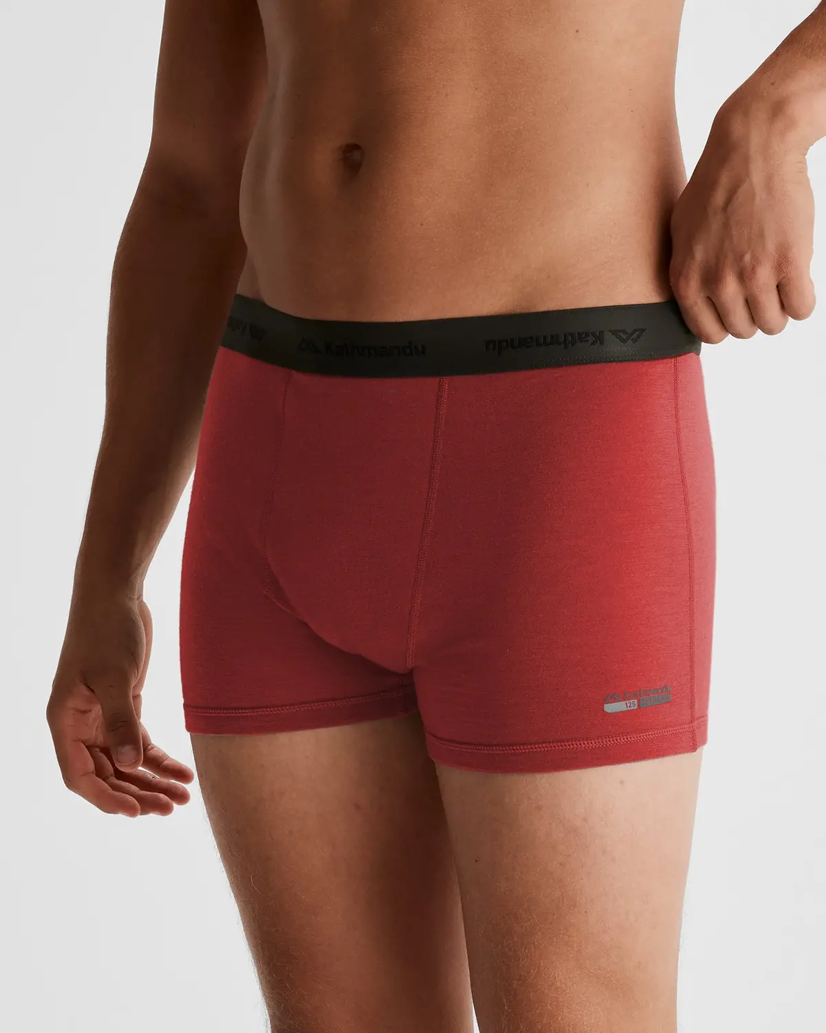 Men's K-Merino 125 4.5 Inch Boxer - Redwood 1