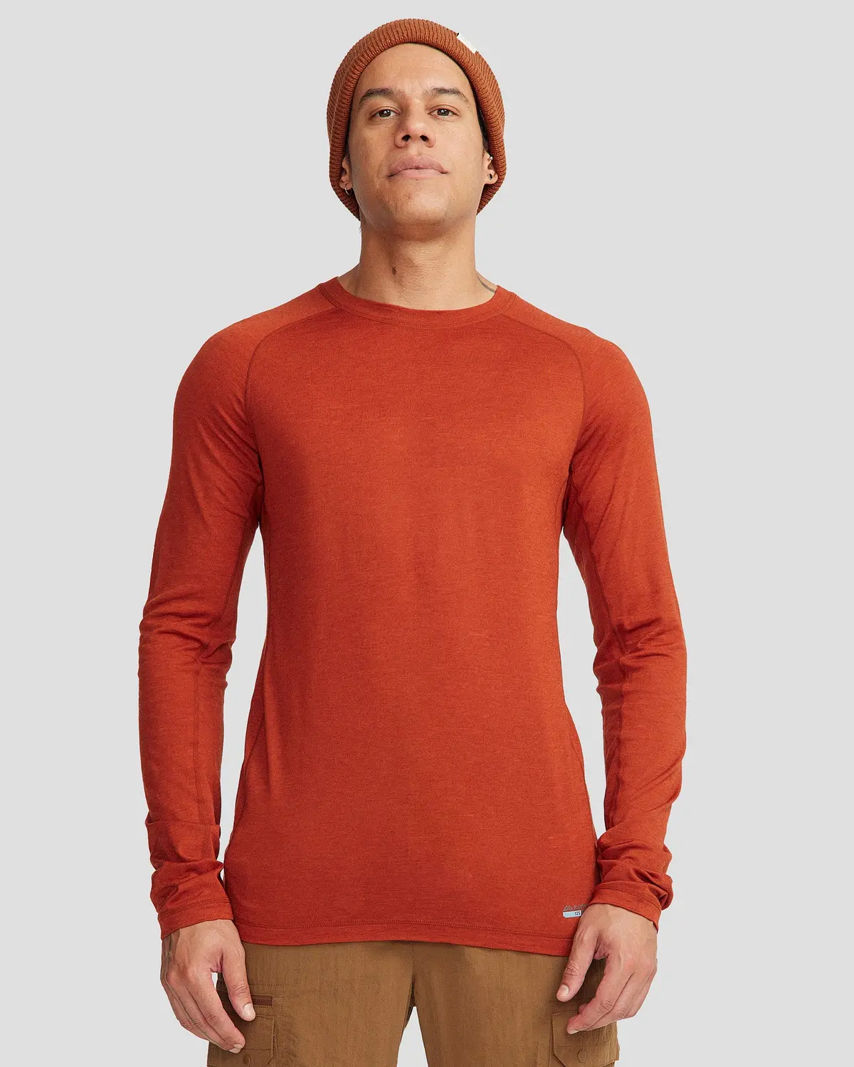 Men's K-Merino 125 Baselayer Top - Redwood 1