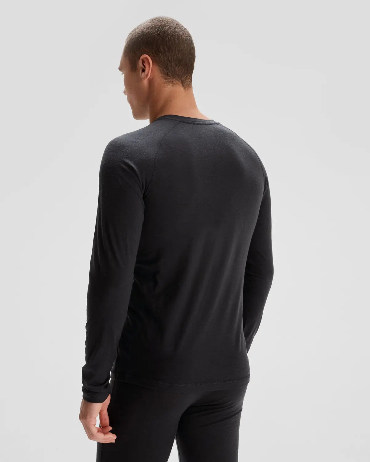 Men's K-Merino 125 Baselayer Top - Black Stingray 4