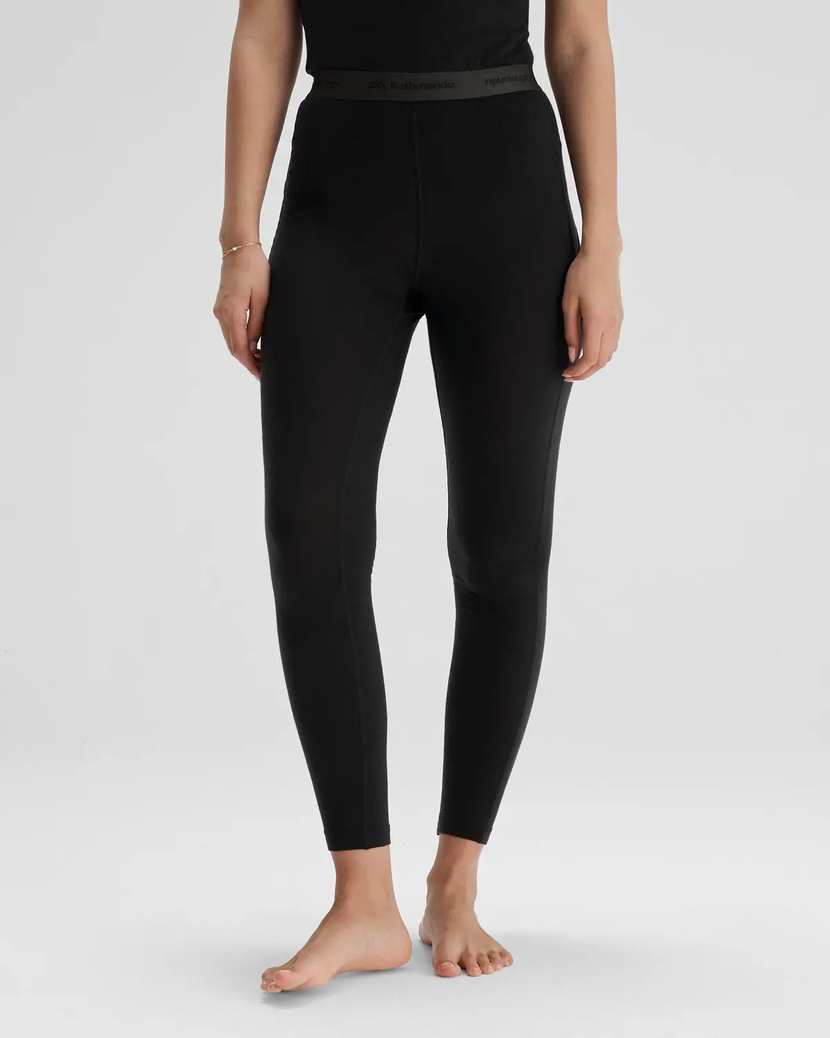 Women's K-Merino 125 Baselayer Leggings - Black Stingray 1