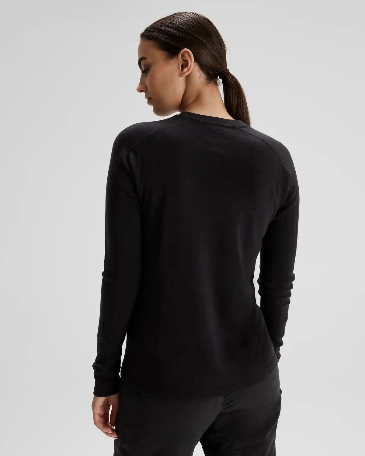 Women's K-Merino 250 Long Sleeve Top  - Black Stingray 4